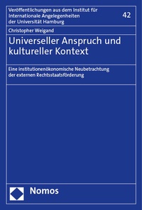 Abbildung von: Universeller Anspruch und kultureller Kontext - Nomos