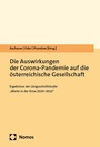 Bild: Die Auswirkungen der Corona-Pandemie auf die österreichische Gesellschaft - Nomos