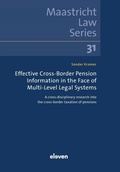Cover: Effective Cross-Border Pension Information in the Face of Multi-Level Legal Systems - Eleven International Publishing