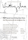 Cover: Writingplace Journal 8/9 Special Issue - Writing Urban Places. New Narratives for the European City - NAI Publishers