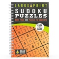Cover: Large Print Sudoku Puzzles Orange - Parragon