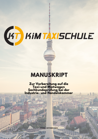 Abbildung von: Manuskript für den Unternehmerschein - KiM Taxischule GmbH