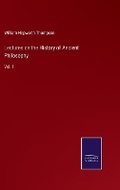 Cover: Lectures on the History of Ancient Philosophy - Salzwasser Verlag