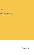 Cover: Wise and Otherwise - Anatiposi Verlag