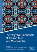Cover: The Palgrave Handbook of African Men and Masculinities - Palgrave Macmillan