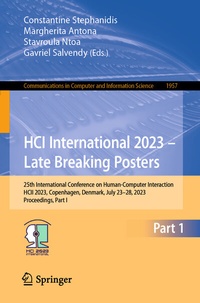 Abbildung von: HCI International 2023 - Late Breaking Posters - Springer