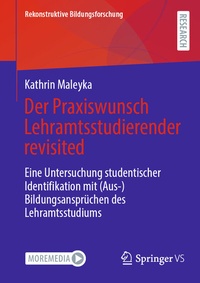 Abbildung von: Der Praxiswunsch Lehramtsstudierender revisited - Springer VS
