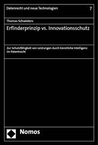 Abbildung von: Erfinderprinzip vs. Innovationsschutz - Nomos