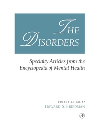Enlarge image Cover: The Disorders - Academic Press