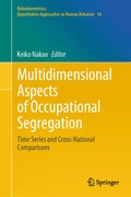 Cover: Multidimensional Aspects of Occupational Segregation - Springer