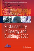 Cover: Sustainability in Energy and Buildings 2023 - Springer