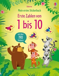 Abbildung von: Mein erstes Stickerbuch: Erste Zahlen von 1 bis 10 - Usborne