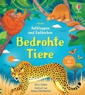 Cover: Aufklappen und Entdecken: Bedrohte Tiere - Usborne