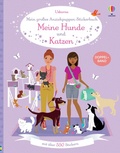 Cover: Mein gro&szlig;es Anziehpuppen-Stickerbuch: Meine Hunde und Katzen - Usborne