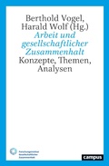 Cover: Arbeit und gesellschaftlicher Zusammenhalt - Campus Verlag Digital