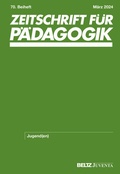Cover: Zeitschrift f&uuml;r P&auml;dagogik 70.Beiheft 2024: Jugend(en) - Juventa Verlag ein Imprint der Beltz Verlagsgruppe GmbH & Co. KG