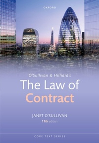 Abbildung von: O?Sullivan & Hilliard's The Law of Contract - Oxford University Press