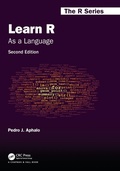 Cover: Learn R - Chapman & Hall/CRC