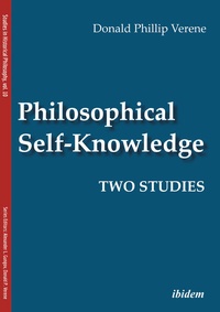 Enlarge image Cover: Philosophical Self-Knowledge - ibidem