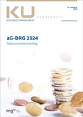 Cover: aG-DRG Fallpauschalenkatalog 2024 - mgo fachverlage
