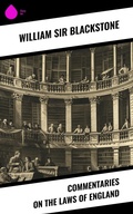 Cover: Commentaries on the Laws of England - Sharp Ink
