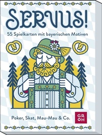 Abbildung von: Servus! 55 Spielkarten mit bayerischen Motiven - Groh