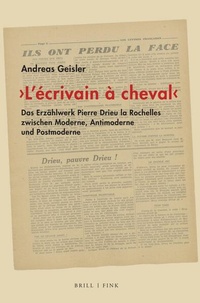 Enlarge image Cover: 'L'écrivain à cheval' - Brill Deutschland