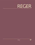 Cover: Reger-Werkausgabe, Bd. II/6: Lieder mit Orchesterbegleitung - Carus-Verlag
