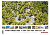 Abbildung von: Foto-Wandkalender Motorradtouren 2024 DIN A2 quer - M & R Verlag