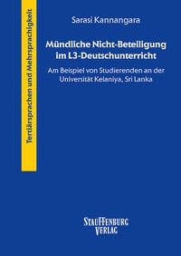 Abbildung von: Mündliche Nicht-Beteiligung im L3-Deutschunterricht - Stauffenburg