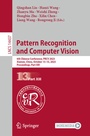 Cover: Pattern Recognition and Computer Vision - Springer