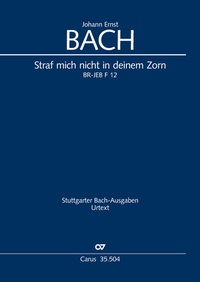 Abbildung von: Straf mich nicht mit deinem Zorn (Klavierauszug) - Carus-Verlag