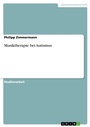 Cover: Musiktherapie bei Autismus - GRIN Verlag