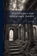 Cover: Die Synoden Von Antiochien, 264-269 - Nabu Press