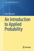 Cover: An Introduction to Applied Probability - Springer