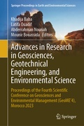 Cover: Advances in Research in Geosciences, Geotechnical Engineering, and Environmental Science - Springer