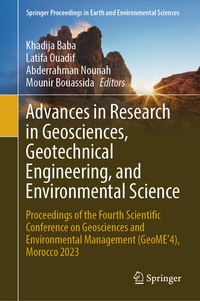 Enlarge image Cover: Advances in Research in Geosciences, Geotechnical Engineering, and Environmental Science - Springer