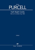 Cover: Hail! Bright Cecilia. Ode on St. Cecilia's Day 1692 (Klavierauszug) - Carus-Verlag