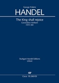 Cover: The King shall rejoice (Klavierauszug) - Carus-Verlag