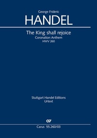 Abbildung von: The King shall rejoice. Coronation Anthem III (Klavierauszug) - Carus-Verlag