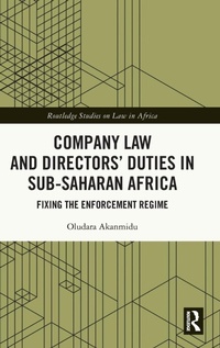 Abbildung von: Company Law and Directors' Duties in Sub-Saharan Africa - Routledge