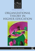 Cover: Organizational Theory in Higher Education - Routledge