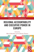 Cover: Regional Accountability and Executive Power in Europe - Routledge