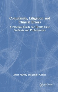 Abbildung von: Complaints, Litigation and Clinical Errors - CRC Press