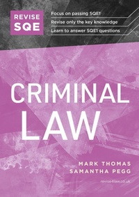 Abbildung von: Revise SQE Criminal Law - Fink Publishing Ltd