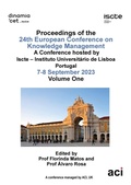 Cover: ECKM vol 1-Proceedings of the 24th European Conference on Knowledge Management-VOL 1 - ACPIL