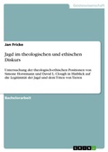 Cover: Jagd im theologischen und ethischen Diskurs - GRIN Verlag