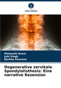 Cover: Degenerative zervikale Spondylolisthesis - Verlag Unser Wissen