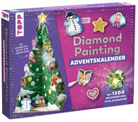 Abbildung von: Weihnachtszauber - Der Diamond-Painting-Adventskalender. Mit Material und Werkzeug für 24 Baumanhänger - Frech