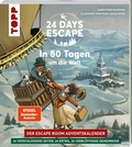 Cover: 24 DAYS ESCAPE - Der Escape Room Adventskalender: In 80 Tagen um die Welt - frechverlag GmbH
